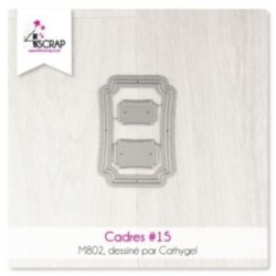 Cadres 15 - Matrice de coupe Scrapbooking Carterie