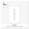 Vagues - Pochoir Scrapbooking Carterie