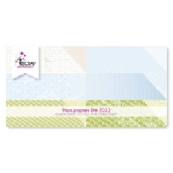 Pack Ete 2022 Imprimé - Papier Scrapbooking Carterie