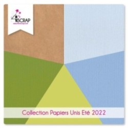 Pack Ete 2022 Uni  - Papier Scrapbooking Carterie