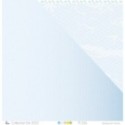 "Formes géométriques blanches sur fond dégradé de bleu" - Papier imprimé Scrapbooking Carterie