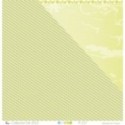 "Motif ananas vert sur fond blanc" - Papier imprimé Scrapbooking Carterie