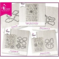 Pack "Mer" - Matrice de coupe Scrapbooking Carterie