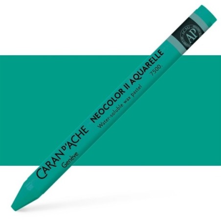 Crayon pastel Néocolors II Bleu Turquoise -  Aquarelle Scrapbooking Carterie