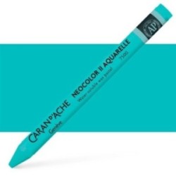 Crayon pastel Néocolors II Bleu Turquoise -  Aquarelle Scrapbooking Carterie