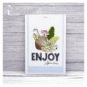 Alphabet 4 - Tampon transparent Scrapbooking Carterie