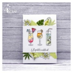 Cocktails- Clear stamp Scrapbooking Card making Cocktails- Clear stamp Scrapbooking Card making