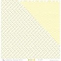 Papier imprimé recto verso pour le scrapbooking avec des feuilles colorées et des hashtags.