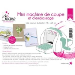 Mini machine de coupe et d'embossage - Outil Scrapbooking