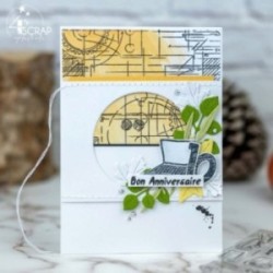 Industrial background - Clear stamp