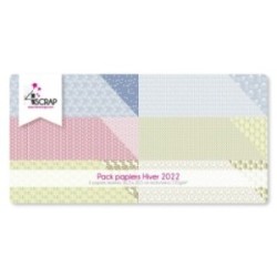 Pack Hiver Automne 2022 - Papier Scrapbooking