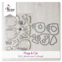 Cool - Duo transparent stamps and die