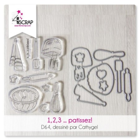 Cool - Duo transparent stamps and die