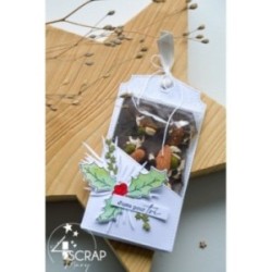 Matrice de coupe de scrapbooking pour faire des pochettes cadeau.