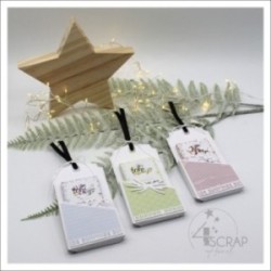 Matrice de coupe de scrapbooking pour faire des pochettes cadeau.