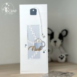 Embellissement de scrapbooking en bois de différentes formes de fêtes (flocon de neige, houx, noël...)