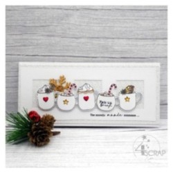 Cool - Duo transparent stamps and die Cool - Duo transparent stamps and die