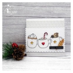 Cool - Duo transparent stamps and die Cool - Duo transparent stamps and die