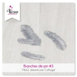 Cutting die Scrapbooking Card Making - Branches de pin 3