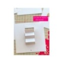 Matrice de coupe de scrapbooking pour faire des cartes à tirer (carte cadeau, chèque, lettres...).