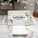 Matrice de coupe de scrapbooking pour faire des cartes à tirer (carte cadeau, chèque, lettres...).
