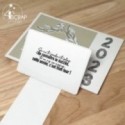 Matrice de coupe de scrapbooking pour faire des cartes à tirer (carte cadeau, chèque, lettres...).