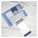 Matrice de coupe de scrapbooking pour faire des cartes à tirer (carte cadeau, chèque, lettres...).