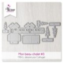 My beautiful chalet 3 - Die cutting die