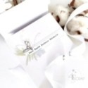 Tampon transparent "bonne année 4" avec des textes pour les cartes de voeux de scrapbooking.