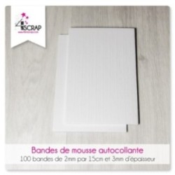 Bandes de mousse autocollante - Outil Scrapbooking