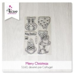 Clear Stamp Cutting Die Scrapbooking Card making Santa Claus Gift - Merry Christmas Clear Stamp Cutting Die Scrapbooking Card making Santa Claus Gift - Merry Christmas