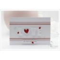 Clear stamp Scrapbooking Card love words - side by side