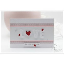 Clear stamp Scrapbooking Card love words - side by side Clear stamp Scrapbooking Card love words - side by side