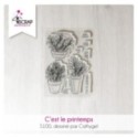 C'est le printemps - Tampon Clear