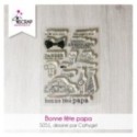 Bonne fête papa - Tampon Clear