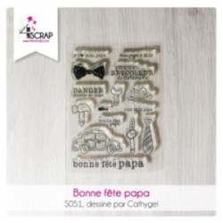 Bonne fête papa - Tampon Clear Bonne fête papa - Tampon Clear