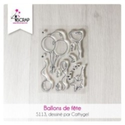Festive balloons - Clear Stamp