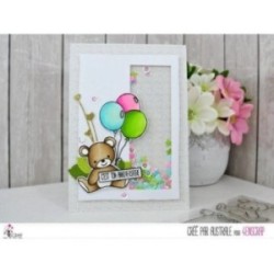 Festive balloons - Clear Stamp