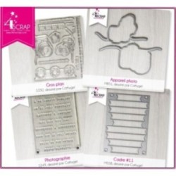 Pack "Foto 2" - Troquel y sellos transparentes