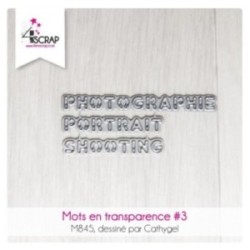 Parole trasparenti 3 - Fustella Parole trasparenti 3 - Fustella