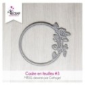Cadre de feuilles 3 - Matrice de coupe Die