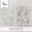 Joyeuses Paques 2 - Duo tampons transparents et die