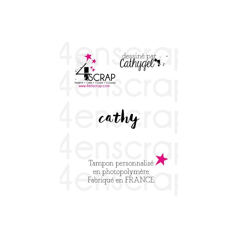 Rubber customized stamp Scrapbooking Card Making - Name "Brush" Rubber customized stamp Scrapbooking Card Making - Name "Brush"
