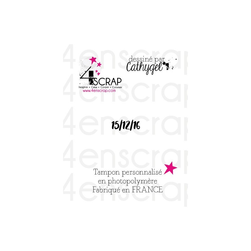 Rubber customized stamp Scrapbooking Card Making - Numeric Date "Brush" Rubber customized stamp Scrapbooking Card Making - Numeric Date "Brush"