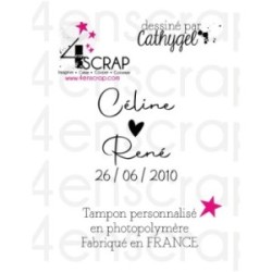 Rubber customized stamp Scrapbooking Card Making - Wedding "elegant" Rubber customized stamp Scrapbooking Card Making - Wedding "elegant"
