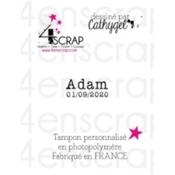 Rubber customized stamp Scrapbooking Card Making - Birth "Typewritter" Rubber customized stamp Scrapbooking Card Making - Birth "Typewritter"