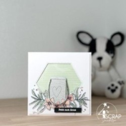 Clear stamp Scrapbooking Card - bougainvillea & Co