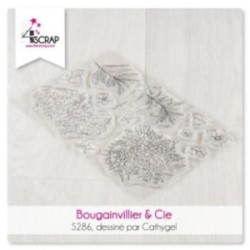Clear stamp Scrapbooking Card - bougainvillea & Co