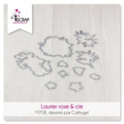 Laurier rose & Cie -Matrice de coupe Die