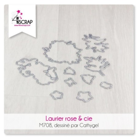 Laurier rose & Cie -Matrice de coupe Die